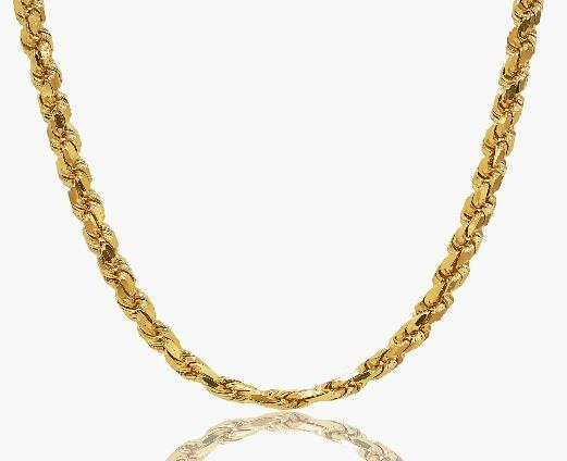 916 Gold Solid Rope Chain