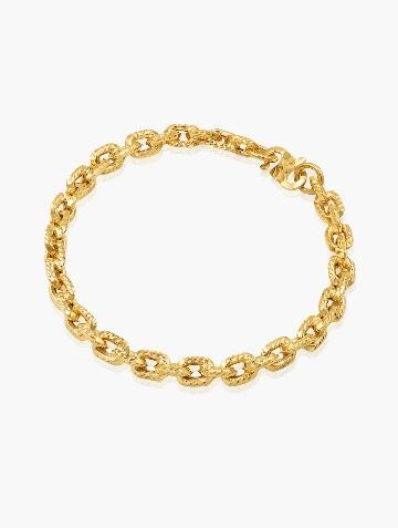 916 Gold Engrave Hardware Bracelet