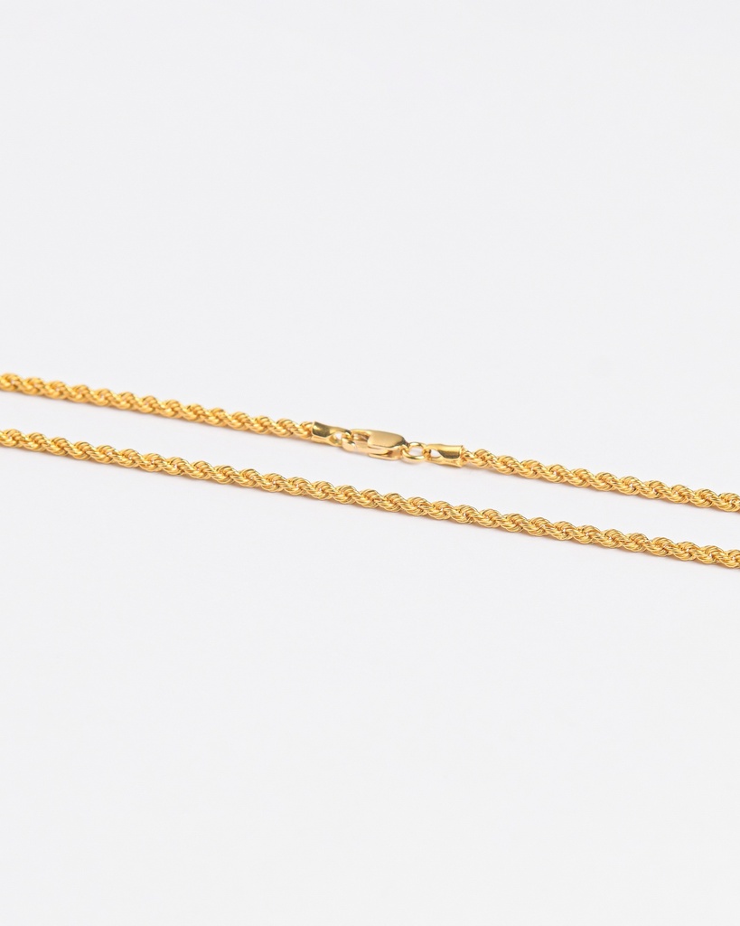 916 (22K) Yellow Gold Classic Rope Chain Necklace