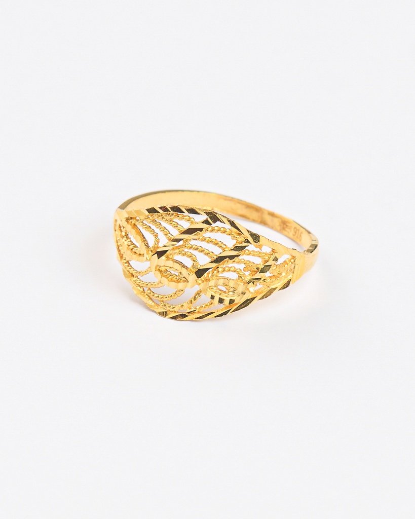 22K Solid Gold "Gelintülü" Filigree Ring