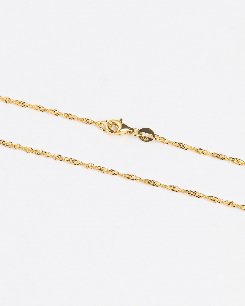 916 Gold (22K) Foxtail Mesh Chain