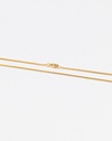 22K Solid Gold Spiga (Wheat) Chain Necklace