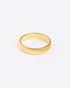 22K Gold Multi-Finish Wedding Band