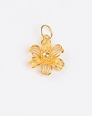 916 Gold (22K) Filigree Flower Pendant