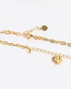 22K Gold Foxtail Mesh Bracelet