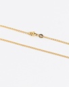 916 Gold (22K) Diamond-Cut Flat Figaro Bracelet