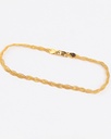 916 Gold Braided Chain Bracelet
