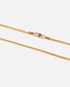 916 Gold (22K) Diamond-Cut Flat Cable Chain