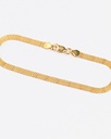 916 Gold Braided Foxtail Chain Bracelet