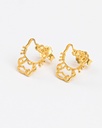 Exquisite 916 Gold "Hello Kitty" Stud Earrings