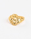 Exquisite 916 Gold Geometric Filigree Mesh Ring